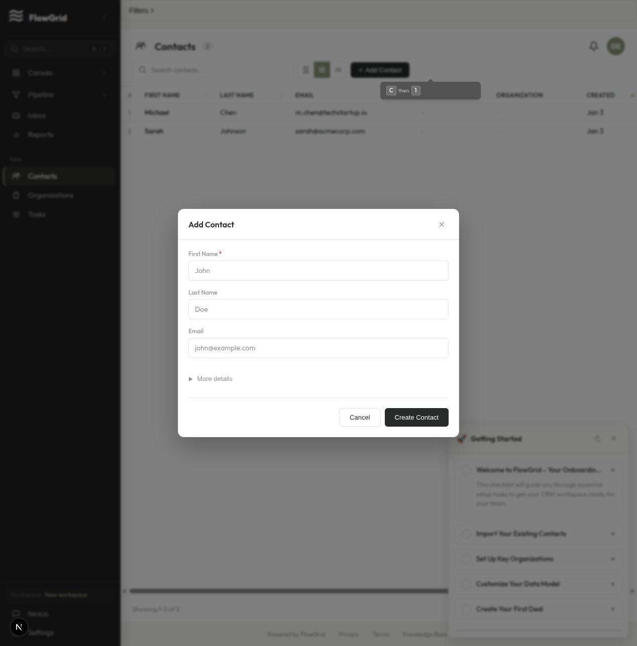 Add Contact Form