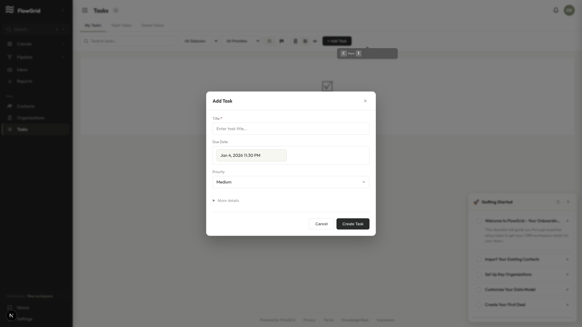 Add Task Form